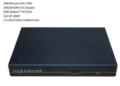 China AMD APU T56N CPU industrial PC thin client support Full HD 1080P advertising player for sale