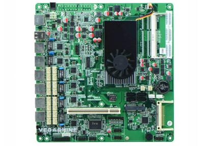 China 6 SSD de la ayuda de la placa madre del router del cortafuego del LAN/USB WIFI para el cortafuego de la seguridad de la red en venta