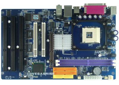China El zócalo 478, 3 puertos COM de la placa madre 2 de la ranura del AIA apoya la CPU de Celeron 4/Pentium 4 en venta