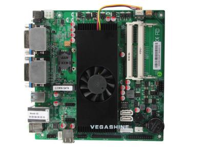 China AMD R-268D Dual Core 2.5GHZ CPU 4DVI Mini-Itx Industrial Motherboard with 4COM for sale