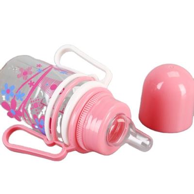 China Plastic Transparent Baby Nipple Feeding Bottle Custom Processing for sale