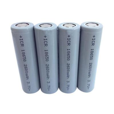 China 1800mAh 2200mah 2400mah 2600mah 3.7 V 18650 Rechargeable Lithium Battery 1C for sale