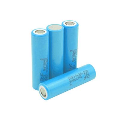 China MSDS Flat Top 18650 Lithium Battery 3.7 V 2500mah Rechargeable Battery for sale