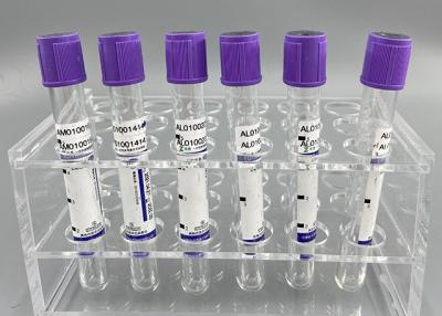 China EDTA Anticoagulant Blood Vacuum Container For Glycosylated Hemoglobin HBAIC for sale