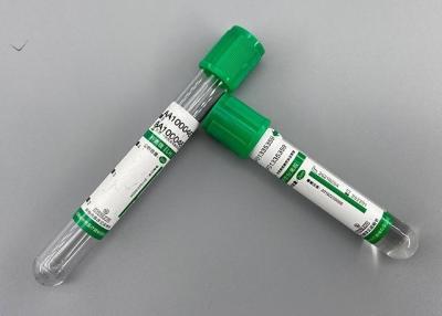 China Blood Gas Analysis Green Blood Vacuum Container Heparin Anticoagulant Tube for sale
