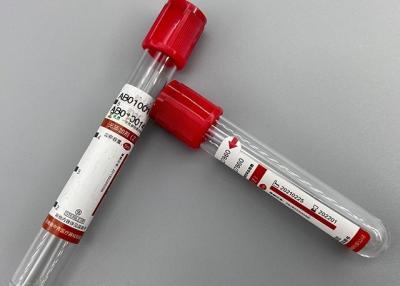 China Tubos de ensaio bioquímicos vermelhos descartáveis do recipiente 5ml da coleção do sangue do vácuo à venda