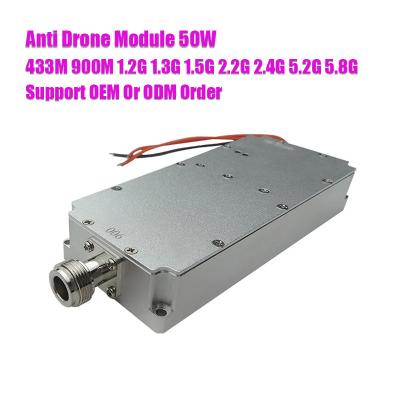 China 900mhz 10w 20w 30w 50w 100w anti drone system module Efficient RF wireless module for anti-UAV system DJI Mavic 3 for sale