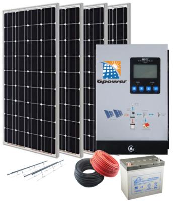 China Flexible 6KW Hybrid Solar System Kit With Emergency Backup for sale