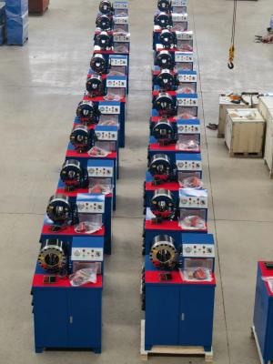 Chine sertisseur de rabattement de tuyau de frein à air de la machine 3KW de tuyau de frein de 6-51mm avec le panneau multifonctionnel à vendre