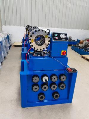 China Arrugador de la manguera de combustible 3KW de la máquina 38M M de la manguera que prensa hidráulica transformista en venta