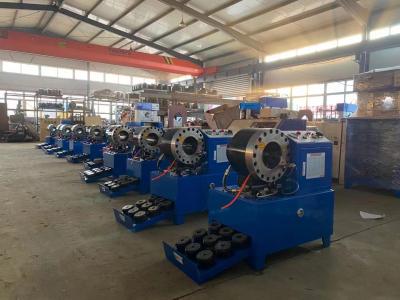 China Quetschwerkzeug des hydraulischen Schlauches 2-Zoll hoher der Druck-hydraulischer Schlauch-Kräuselungsmaschine DX68 zu verkaufen