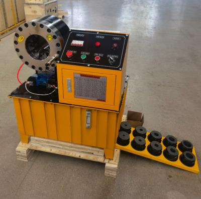 China 3kw 4kw High Pressure Hose Crimping Machine Hydraulic DX68 Different Colour 2 Inch for sale