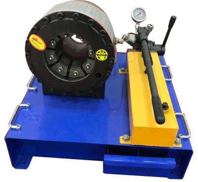 China 1/4 To 2 Inch Manual Hose Crimping Machine 600t Hydraulic Pipe Clamp Machine for sale