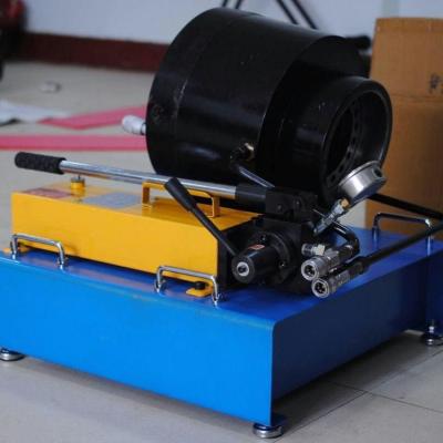 China Industrial Blue Color Manual Hose Crimping Machine 10 - 20s/Pcs Speed for sale