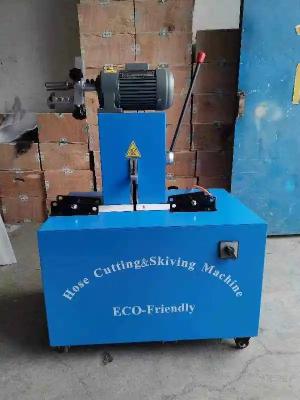 Chine 850*600*1200mm Hose Cutting Machine With Button Control System Rubber Blade Material à vendre