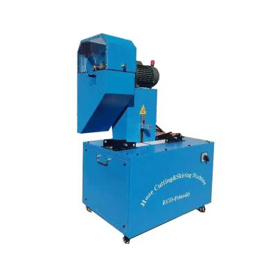 China 6 - 51mm Automatic Hose Cutting Machine With Dust Cover 128kg Weight en venta