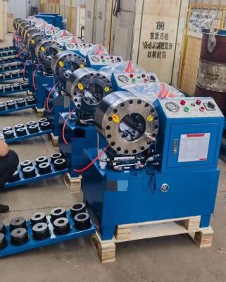 China Presión de la bomba de aceite 31,5Mpa Máquina de recorte de manguera DX68 en venta