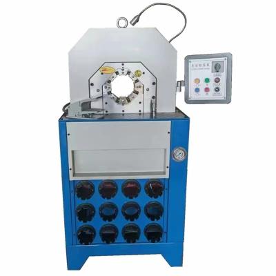China PLC / Button / Digital Panel Control System Hose Crimping Machine For Withhold Faster for sale