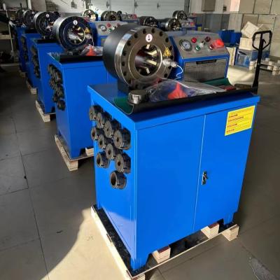 China Electric Power Source Rubber Hose Crimping Machine 6 - 51mm Crimping Range Voltage Options for sale