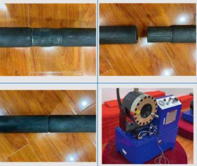 China Gekrimpt 360° 1-90mm Krimpbereik Hydraulische stalen pijp krimpmachine met 260 kg en grootte 950*750*1050 mm Te koop
