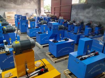 Chine Manufacturing Rubber Hose Cutting Machine with Cutting Motor RPM 2850 RPM à vendre