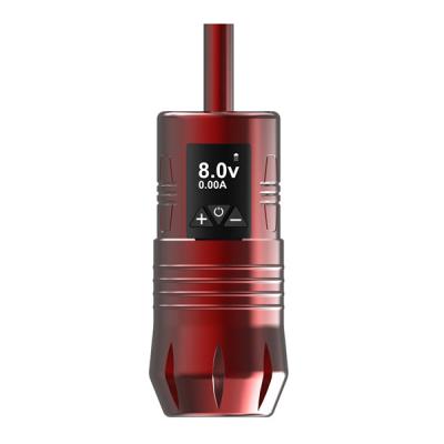 China Red Color Tattoo Machine Cartridge Grips Wireless With RCA Connection for sale