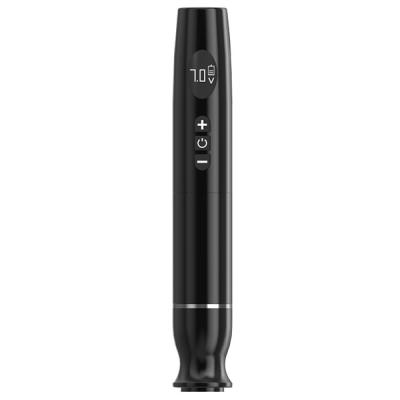 China Permanent Makeup Wireless PMU Pen Black Color With LCD Screen for sale