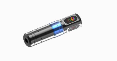 China 8000Rpm Black Spot Tattoo Pen 2400mAh Battery Capacity For Professionals à venda