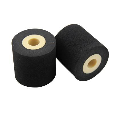 China 36mm*32mm Black Hot Ink Rollers Customized For MRP Expiry Date for sale
