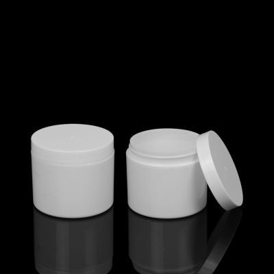 China Double Wall PP Cream Jar 50g 100g 150g Luxury White Biodegradable Cosmetic Jars ODM for sale