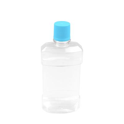 China 250ml PET Cosmetic Bottle Somewang Reusable Mouthwash Bottle With TE Cap for sale