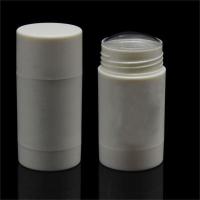 China 50ml PP Round Deodorant Stick Bottle 43MM Big Volume Empty Cosmetic Containers for sale