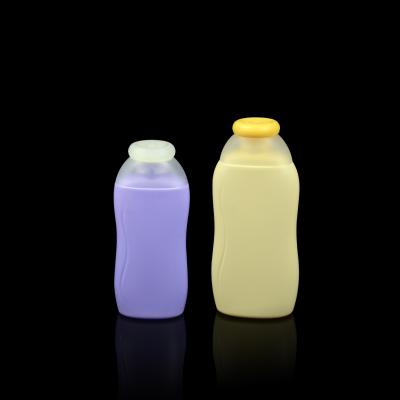 China Champú plástico vacío colorido de la botella 200ml 250ml del OEM en botella anaranjada en venta