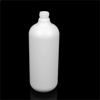 China garrafas plásticas vazias da garrafa 28/410 cosmético do PE 1000ml para o PCR do óleo de cabelo volume grande à venda