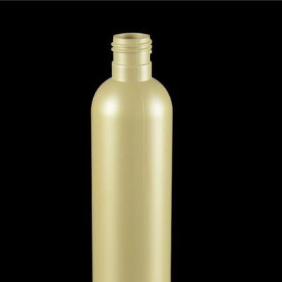 China PET 240ml 24/410 kosmetische Flasche ringsum Schulter Okastic-HDPE-kosmetische Behälter zu verkaufen