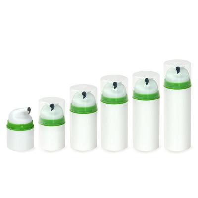 China Cylinder PP 30 To 150ml Vacuum Airless Pump Bottle Cosmetic For Serum for sale