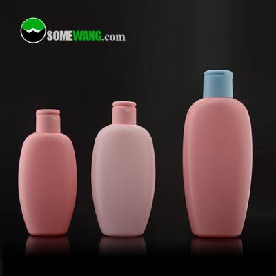 China PE Flat Bottle 100ml 138ml 200ml Customized Cosmetic Bottle for sale