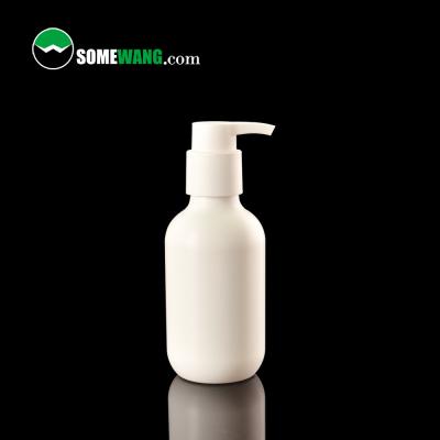 China 300ml Plastic Round PE Cosmetic Bottle Customized Hand Wash Lotion Pumps Shampoo Bottle for sale