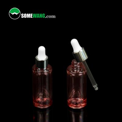 China Empty PETG Dropper Bottle 10ml 30ml 40ml Essential Oil Bottle With Squeeze Tube Dropper for sale