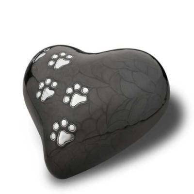 China 3 Inches Heart Shaped Pet Urns Eco Friendly With Matte / Polish Finish for sale