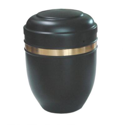 China Diameter 18cm Personalized Pet Urn Size 18 X 24cm Black Color Thickness 0.6mm for sale