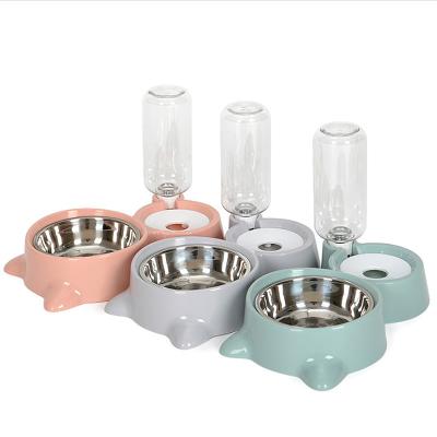 China Safefy Pet Food Feeder Automatic High Strength PP Material With Non - Slip Mat for sale