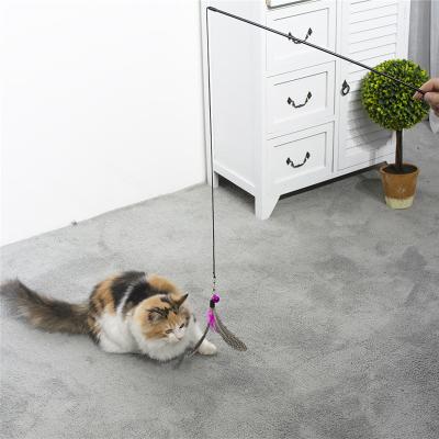 China Custom Bulk Wand Teaser Interactive Cat Toys For Indoor Cats Playing for sale