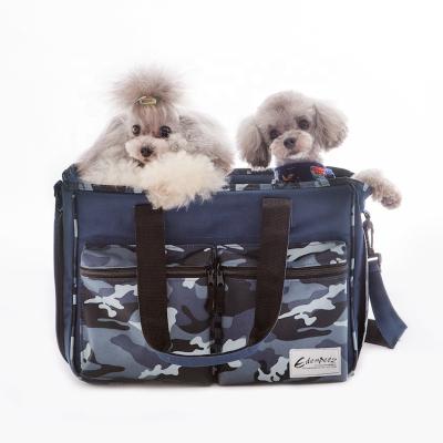 China Camouflage Pattern Pet Travel Bag , Dog Carrier Purse With Waterproof Lining for sale