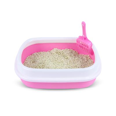 China Professional Modern Cat Litter Box Plastic Material OEM / ODM Available for sale