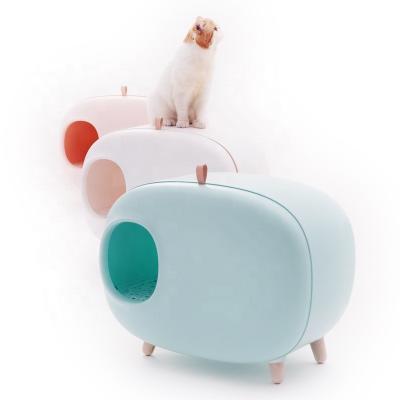 China Caixa de maca incluida de limpeza da vaquinha do animal de estimação, toalete de pouco peso do treinamento da maca de gato à venda