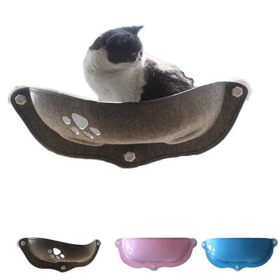 China Bearing 20kg Cat Suction Cup Window Perch Soft Comfortable Pet Rest House for sale