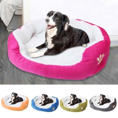 China Eco-Friendly Pet Bed Fleece Warm Cozy Pet House Bed Winter Supplies for sale