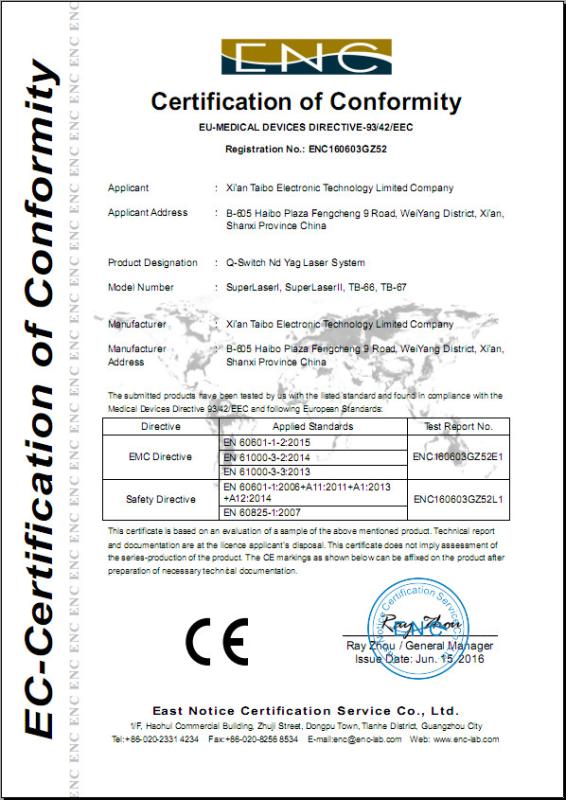 Medical CE - Xi'an Taibo Electronic Technology  Co., Ltd.