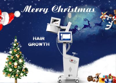 China 8 Inch Touch LCD Screen Laser Hair Regrowth Machine With Skin Analyzer Painless for sale